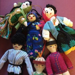 Ethnic dolls hand made one of a kind